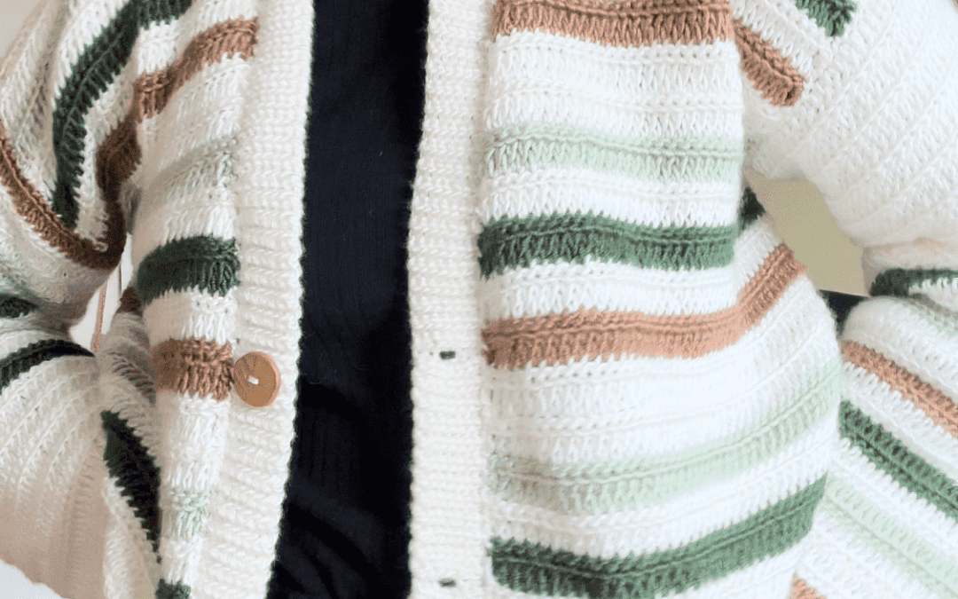 ¡Aprende a tejer este Cárdigan para principiantes! | Crochet paso a paso 