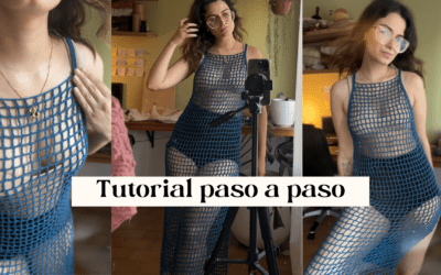 Cómo tejer un vestido de crochet paso a paso (fácil y liviano)